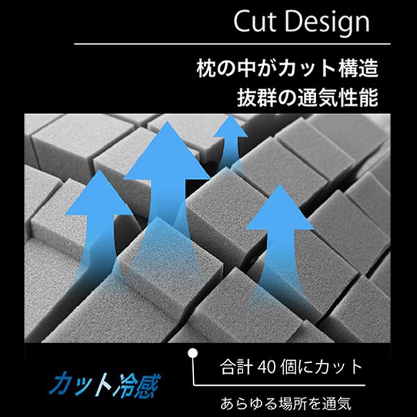 プレミアムモデル ブラック枕 3Dウェーブ構造 プレミアムモデル