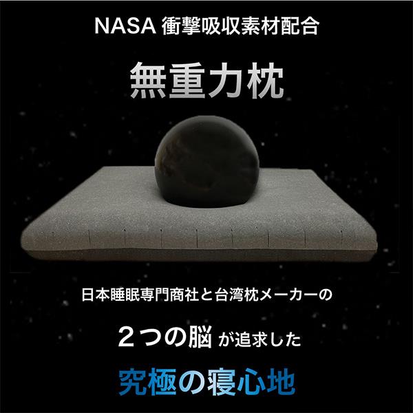 WeatherlyJapan 3D無重力枕 炭眠 7.5cm Sサイズ 活性炭配合