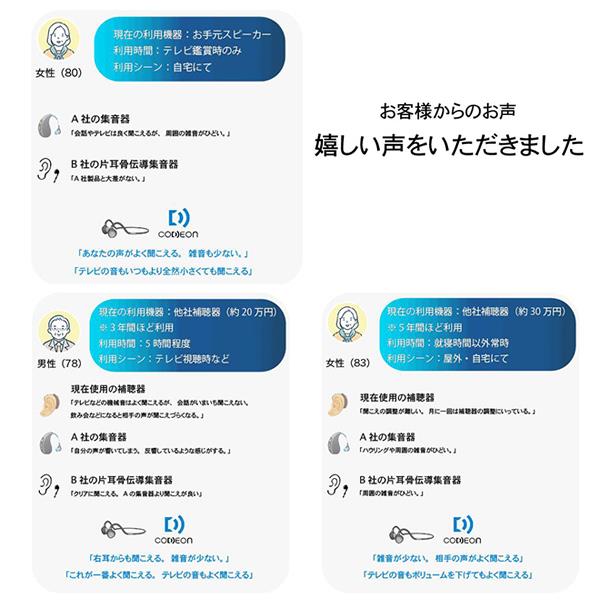 WeatherlyJapan CODEON-GR 骨伝導集音器イヤホン CODEON 国内