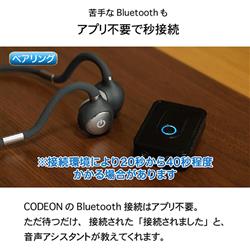 WeatherlyJapan CODEON-GR 骨伝導集音器イヤホン CODEON 