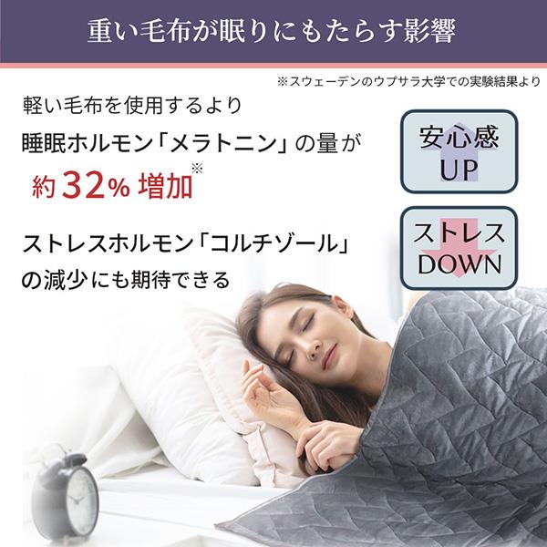 GUTNAP 洗える 重い毛布 炭眠 GUTNAP 重力ブランケット 6.5kg Sumimin