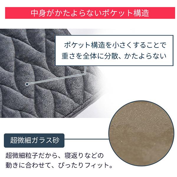 GUTNAP 洗える 重い毛布 炭眠 GUTNAP 重力ブランケット 8.0kg Sumimin