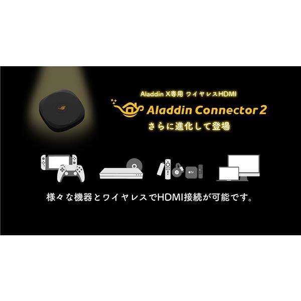 Aladdin X S004D AladdinX Connector 2【ワイヤレスHDMI第2世代/Wi-Fi6 