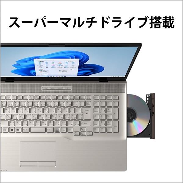 Fujitsu FMVN77H1G ノートPC LIFEBOOK NH77/H1【17.3インチ/Windows 11 