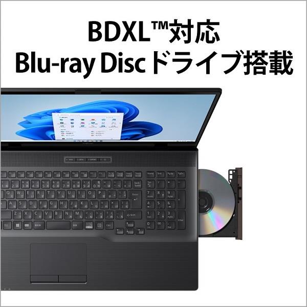 Fujitsu FMVN90H1B ノートPC LIFEBOOK NH90/H1【17.3インチ/Windows 11