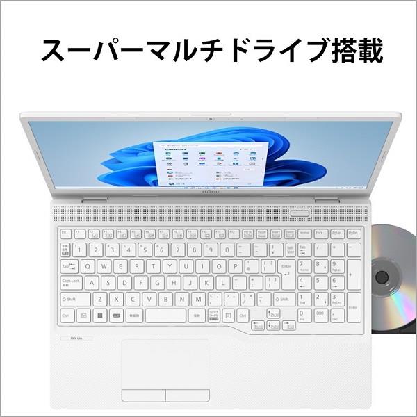 【格安ノート】富士通LIFEBOOK 15.6インチ アーバンホワイト