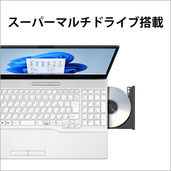 Fujitsu FMVA45H1W ノートPC LIFEBOOK AH45/H1【15.6インチ/Windows 11 ...