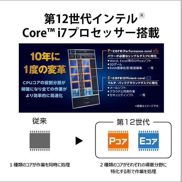 ノートパソコン windows11 core i7 オフィス付き AH77/WW-