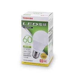 TOSHIBA LDA7N-G-K60V1 LED電球 26口金 一般電球形60W形相当 昼白色 