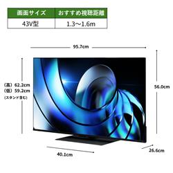 REGZA 43Z870R 4K液晶テレビ REGZA 43V型/高輝度miniLED/重低音