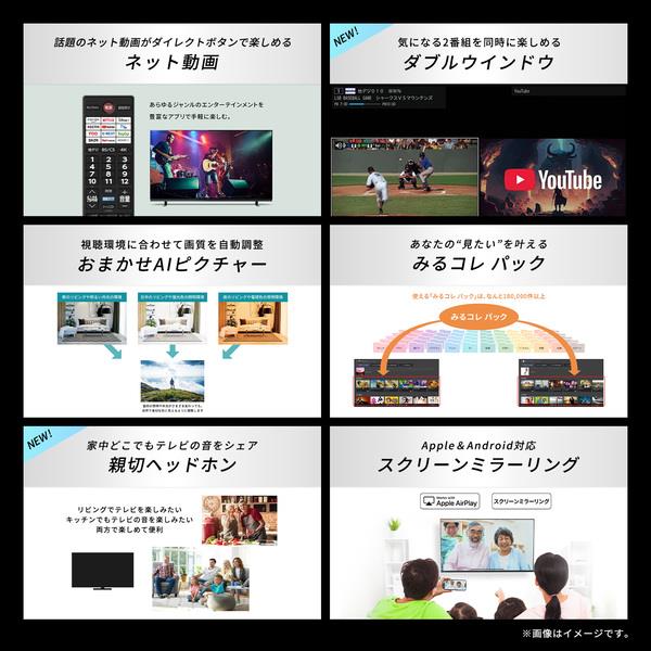 REGZA 4K液晶テレビ 85V型/miniLED/2画面/レグザインテリジェンス
