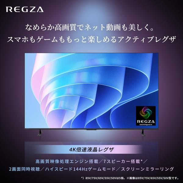 REGZA 55E670R 55インチ4K 倍速 液晶テレビ 液晶テレビ REGZA(レグザ) 55E670R [55V型 /Bluetooth対応 /4K対応 /BS