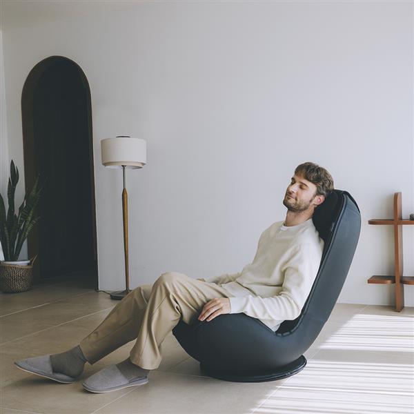 座椅子 ブラック DORIS（ドリス） 座椅子 おしゃれ コンパクト チェア 座いす 座イス