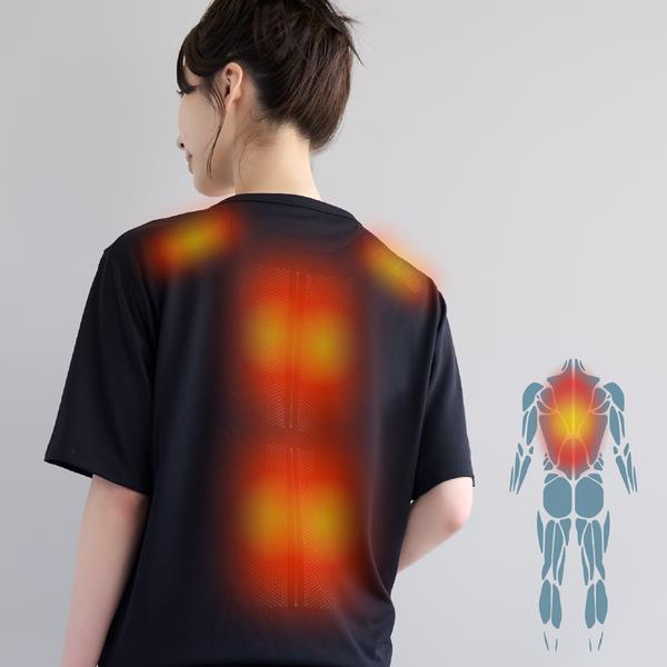 DOCTORAIR ドクターエア リカバリーTシャツ Lサイズ ARW-01LBK