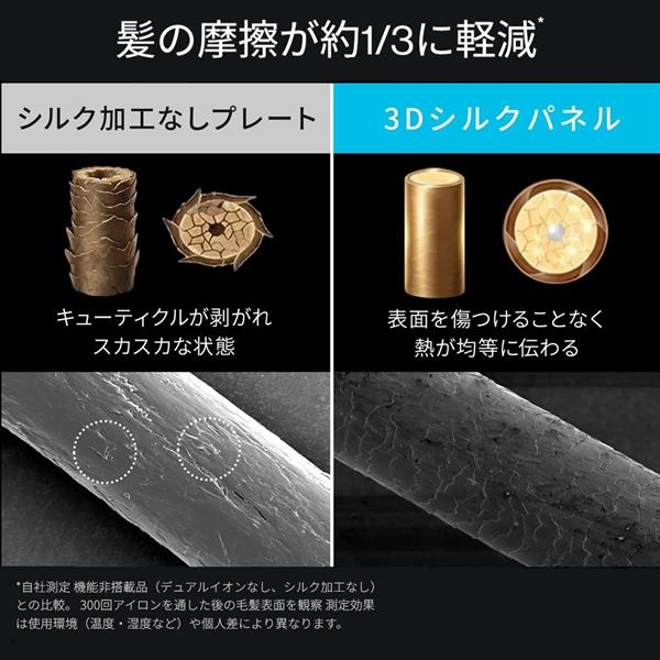 Brighte 3D SILK STRAIGHT IRON 3Dプレート デュアルイオン搭載 海外