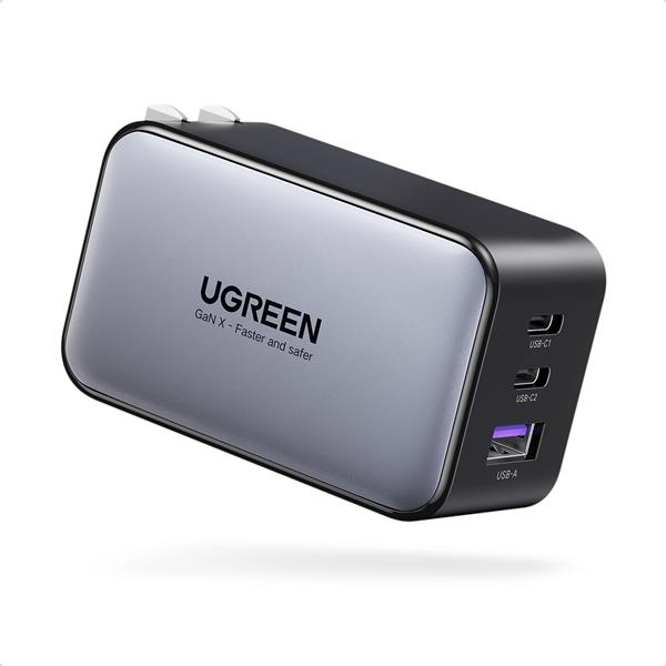 UGREEN Nexode 65W GaN 急速充電器 3ﾎﾟｰﾄ 10334 | ノジマオンライン