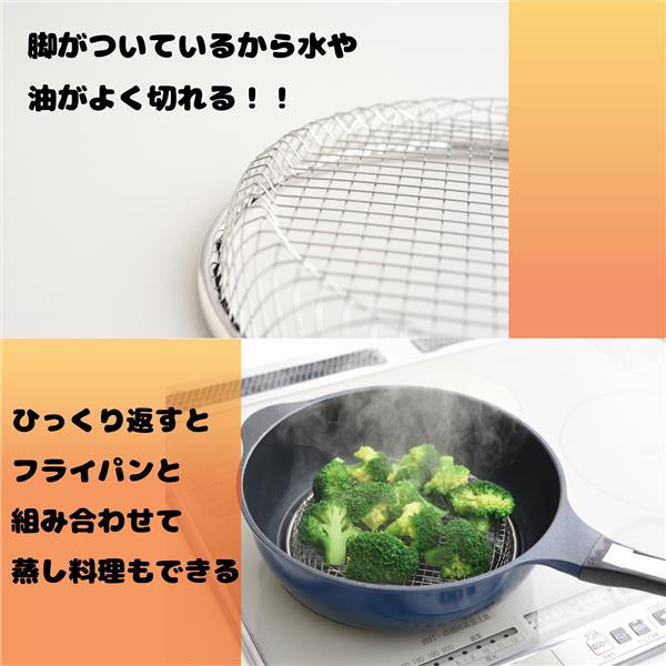 TOTSUBOSHI 逸品物創 お皿のざる19cm T-92094 | ノジマオンライン