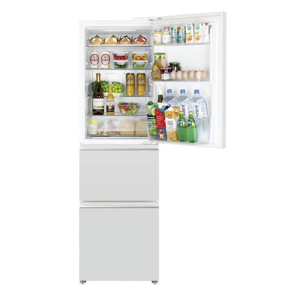 アクア AQR-31A-W 309L 3ドア冷蔵庫（ライトグレー）【右開き】AQUA[AQR31AW] 返品種別A AQUA 冷蔵庫 3ドア 右開き 309L ライトグレー ☆大型配送対象商品 AQR