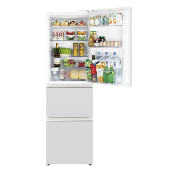 AQUA 冷蔵庫 3ドア 右開き 309L ライトグレー ☆大型配送対象商品 AQR