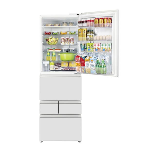 AQUA 冷蔵庫 5ドア 右開き 401L ライトグレー ☆大型配送対象商品 AQR