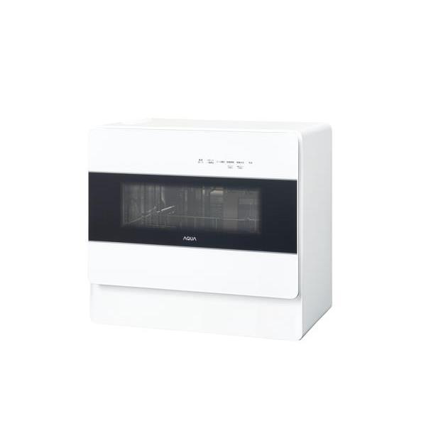 AQUA 食器洗い乾燥機【クワトロシャワー除菌洗浄/ホワイト】 ADW-L4A-W