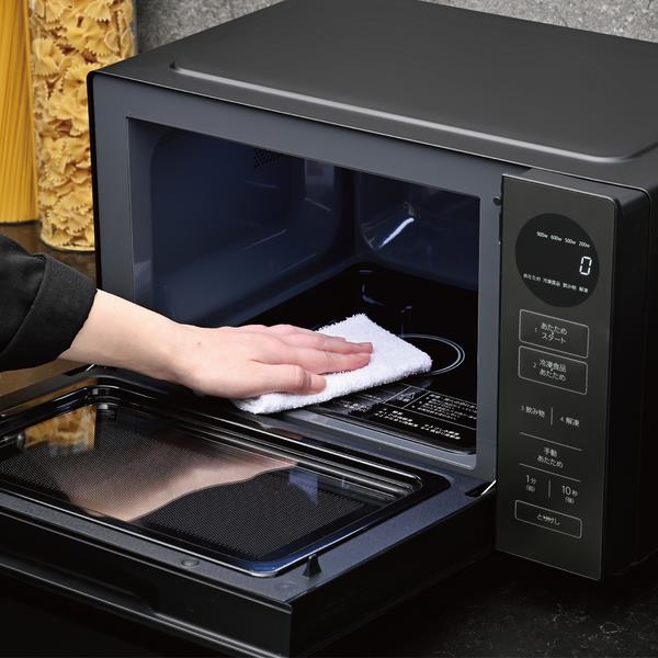 AQUA 電子レンジ 四つ星レンジ [20L/フラットタイプ/ブラック] AQM