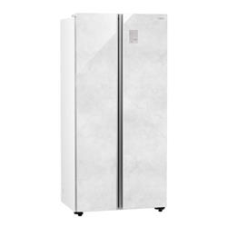 AQUA 冷蔵庫 2ドア 観音開き 475L クリアマーブルホワイト ☆大型配送