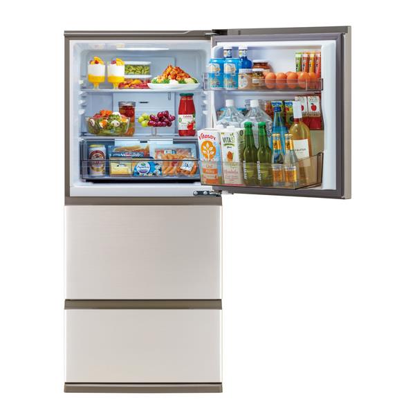AQUA 冷蔵庫 AQR-26A (N) 本体 AQUA 冷蔵庫 [3ドア/右開き/262L/ブライトシャンパン]☆大型配送対象