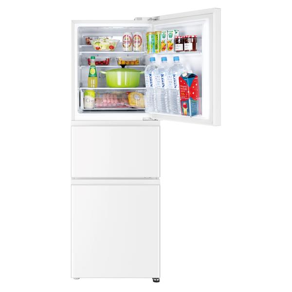 AQUA 冷蔵庫 [3ドア/右開き/226L/オフホワイト]☆大型配送対象商品 AQR