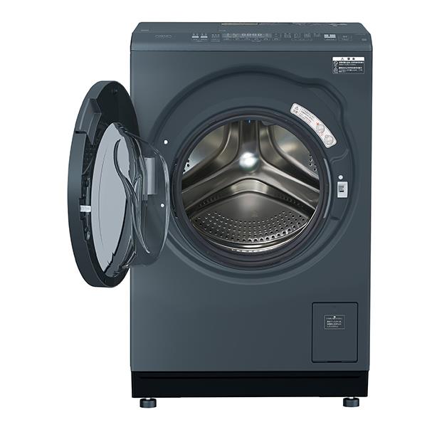 AQUA ドラム式洗濯乾燥機 洗濯12kg 乾燥6kg 左開き サファイアブラック