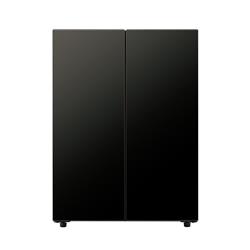 AQUA 家具冷蔵庫LOOC ファン式 2ドア 観音開き 72L マットブラック AQR