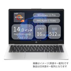 HP ノートPC HP 245 G10【14インチ/Windows11-Pro/AMD Ryzen 5