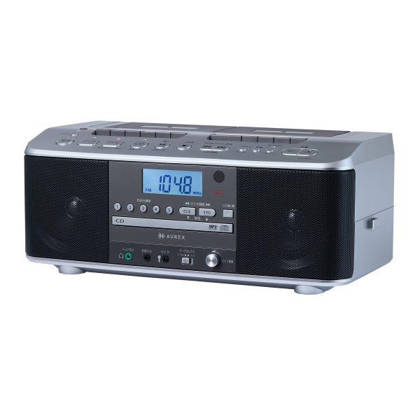 TOSHIBA AUREX CDラジオカセットレコーダー AX-KCRW70-S | ノジマ