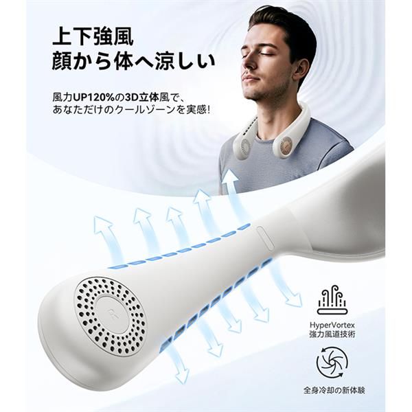 BWS DUO ネッククーラー ホワイト 温熱冷却 消費電力8W PELDUO