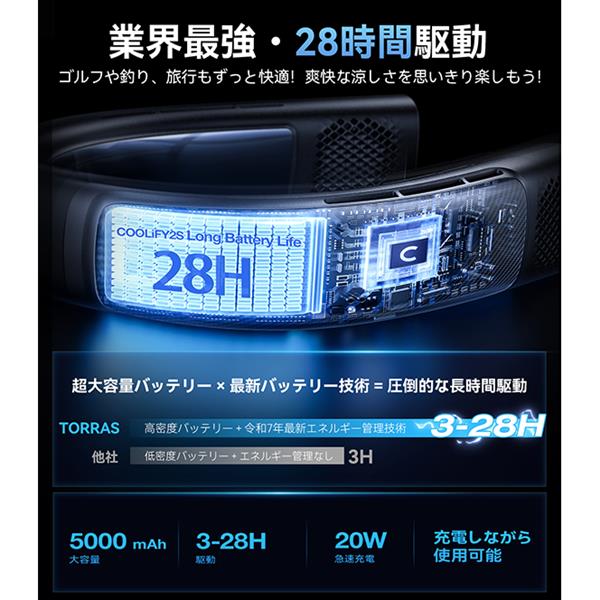 TORRAS ネッククーラー リミテッドバージョン TORRAS COOLIFY 2S