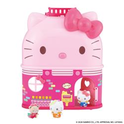 ぷちとも Sanrio characters おおきなハローキティのおうち 家具もドールもいっぱい！
