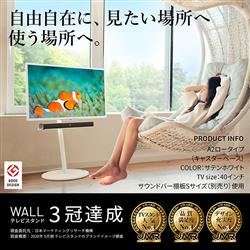 EQUALS 24～55V型対応WALL テレビスタンド A2フラットベース ロー