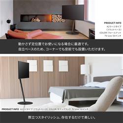 EQUALS 24～55V型対応WALL テレビスタンド A2フラットベース ロー