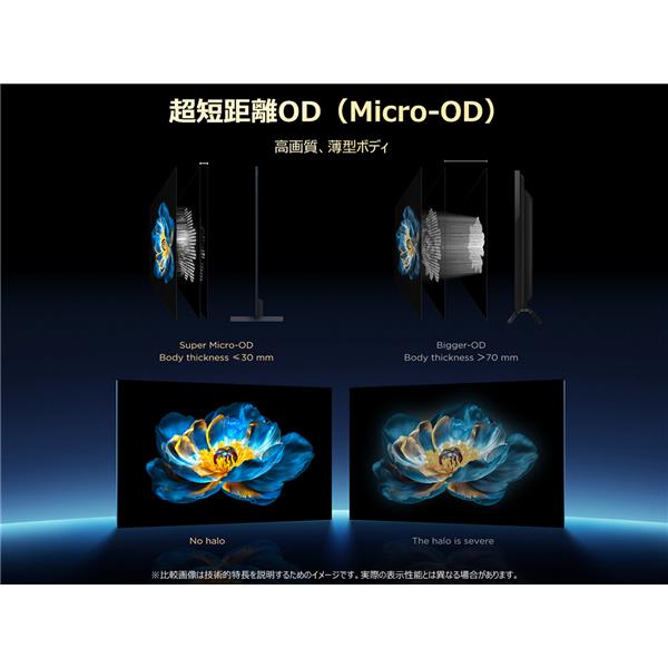 TCL RGB-MiniLED搭載 65型液晶テレビ ☆大型配送対象商品 65RM7L