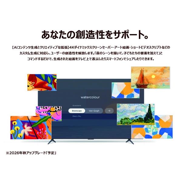TCL QLED搭載 65型液晶テレビ ☆大型配送対象商品 65A400 | ノジマ
