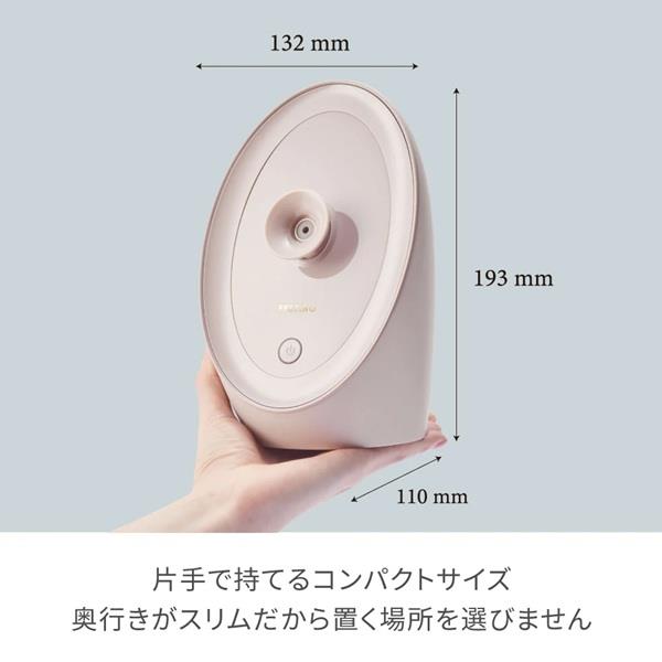 FESTINO フェイシャル アロマ ナノスチーマー ホワイト SMHB-043-WH