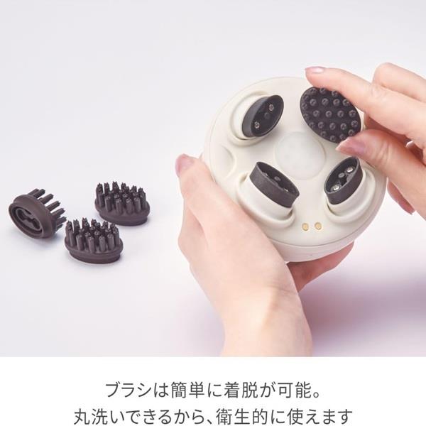 FESTINO 充電式EMSヘッドスパ プレミア サンドベージュ SMHB-044-SB