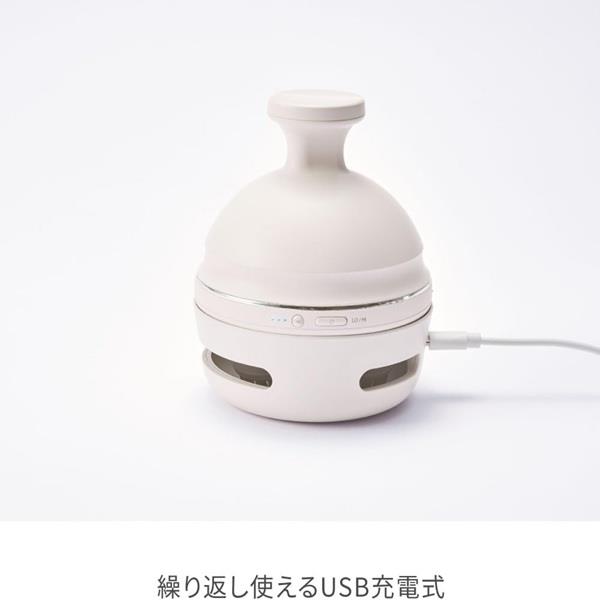 FESTINO 充電式EMSヘッドスパ プレミア サンドベージュ SMHB-044-SB