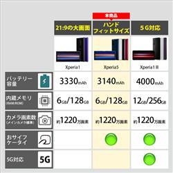 Sony J9260jp B Simフリースマートフォン Xperia 5 ブラック ノジマオンライン