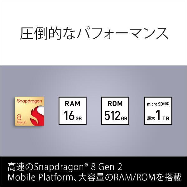 SONY XQ-DQ44-S3JPCX0 SIMフリースマートフォン Xperia 1Ⅴ【Snapdragon 8 Gen2 Mobile  Platform/メモリ16GB/ストレージ512GB/プラチナシルバー/2023年7月モデル】 | ノジマオンライン