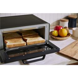 siroca オーブントースター[4枚焼き/庫内直径24cm/ピザも切らずに