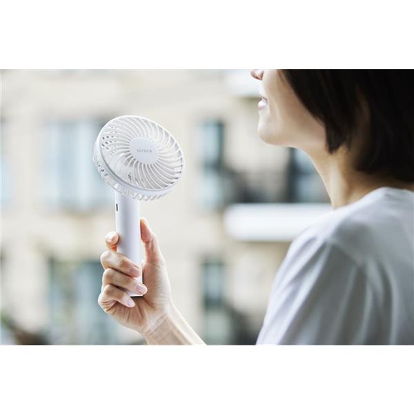 シロカ ハンディファン オフホワイト ハンディ 首かけ 卓上 SF