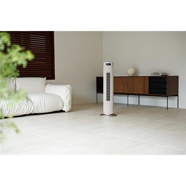 シロカ 大風量タワーファン ビューンタワー ベージュ コードレス SF