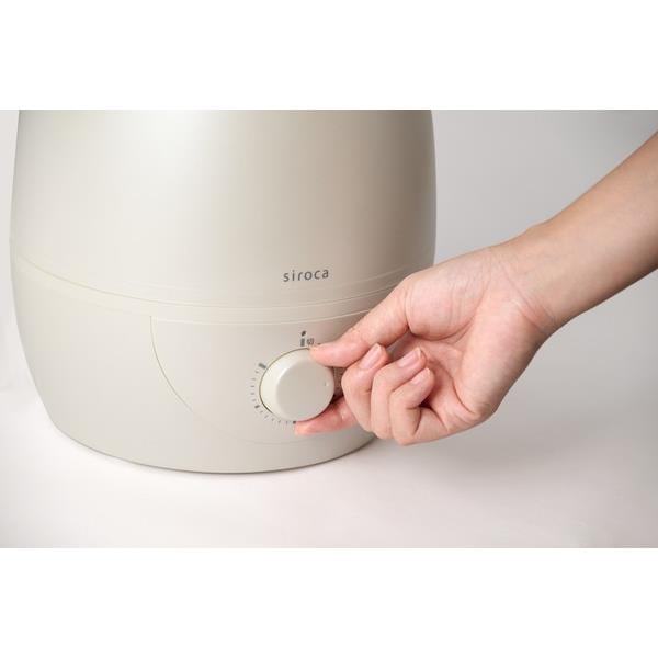 シロカ 5L加湿器 シルキーホワイト 超音波式 適用畳数最大10畳 5L SD