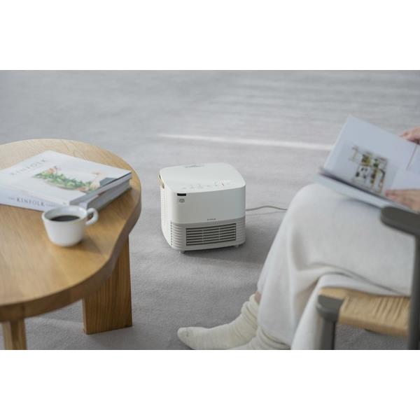 シロカ 人感センサー付きセラミックファンヒーター ポカCUBE ホワイト